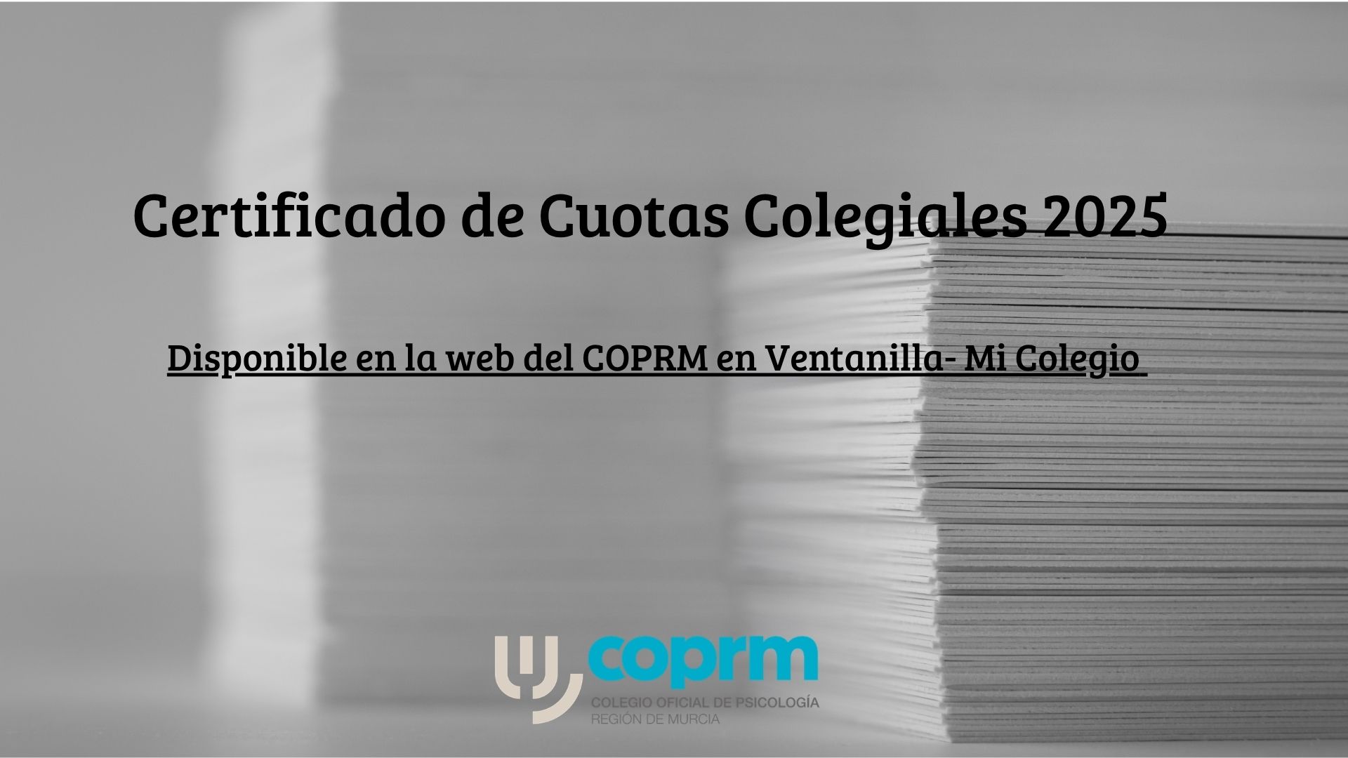 Descarga de Certificados de Cuotas Colegiales 2025