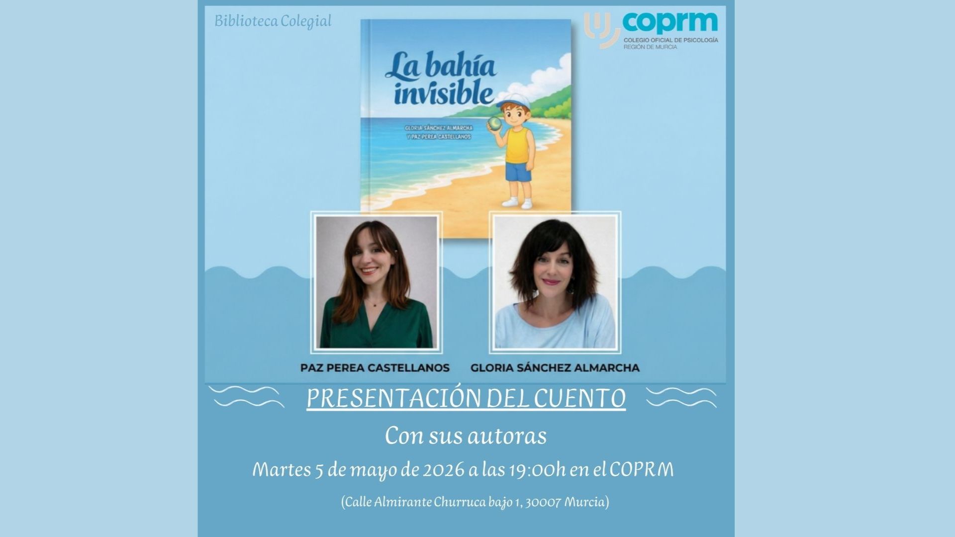 Biblioteca Colegial. Presentación del cuento "La Bahía Invisible" con sus autoras