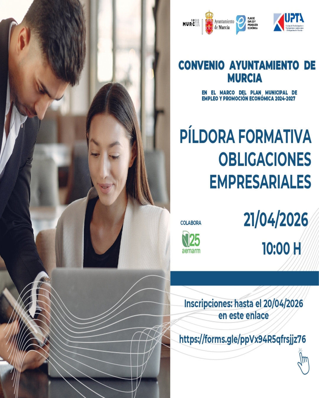 21 abril 10.00 Online- UPTA info obligaciones Empresarias