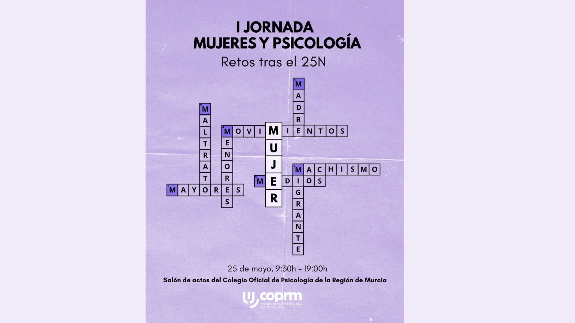 I Jornadas de ‘Mujeres y Psicología: Retos tras el 25-N’