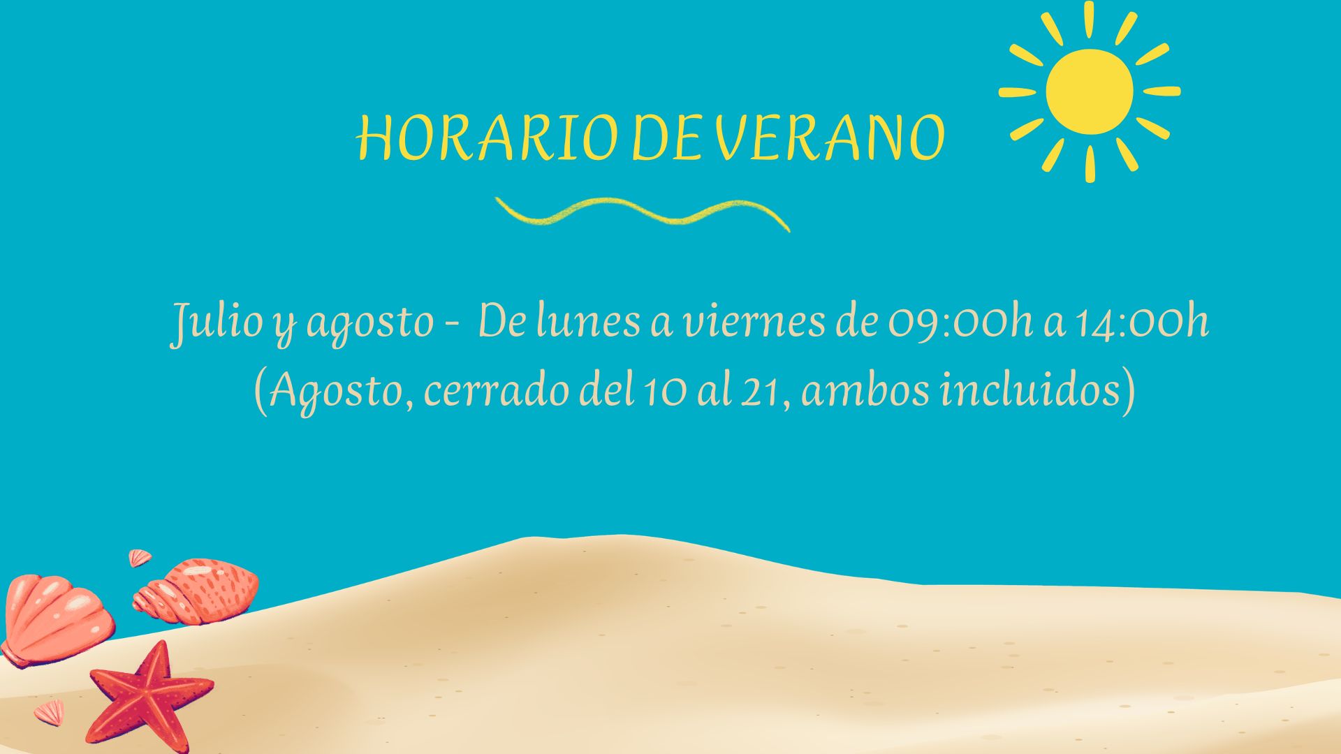 Horario de verano 2026: Julio y Agosto