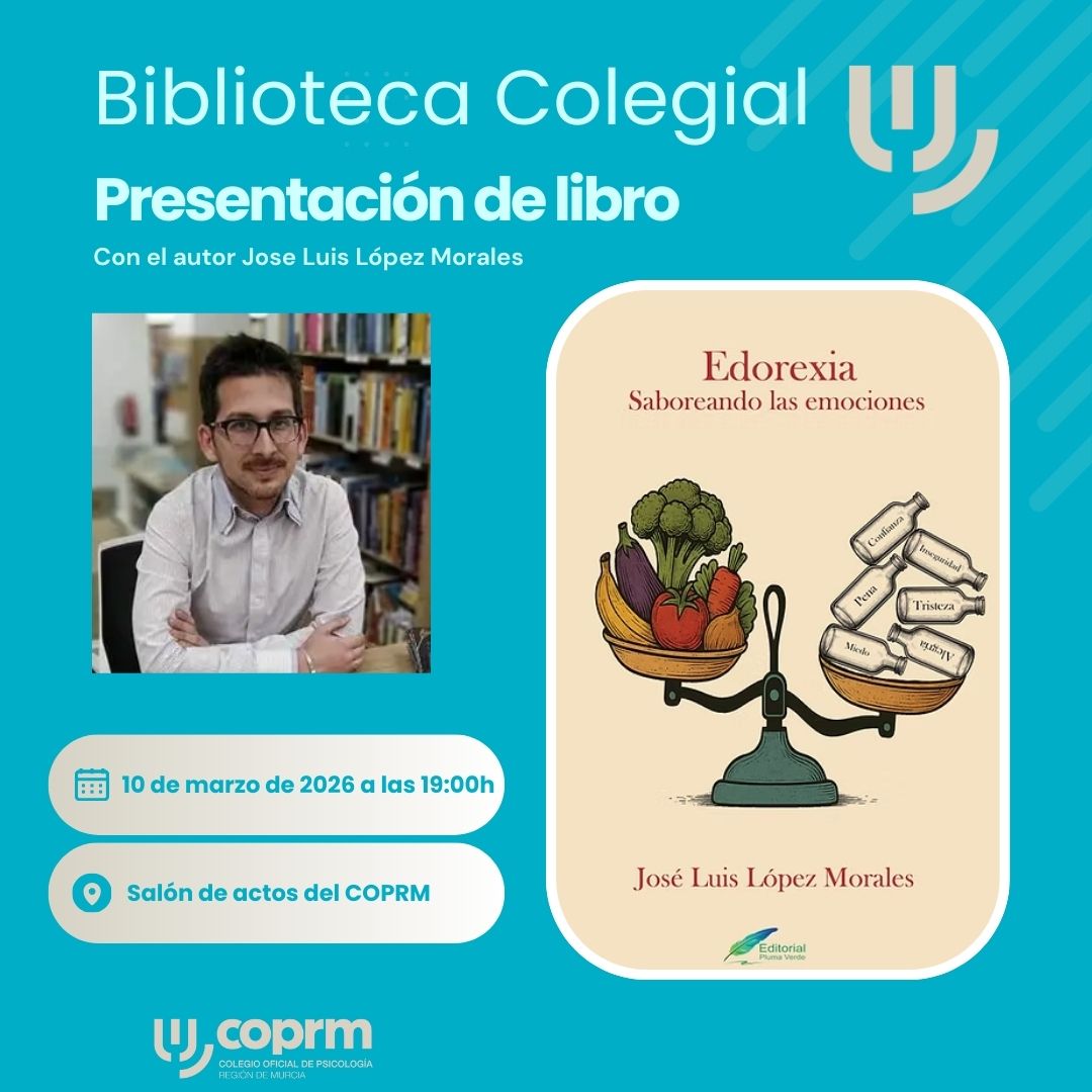 Presentación de libro - Edorexia, Saboreando las emociones- con el autor Jose Luis López Morales
